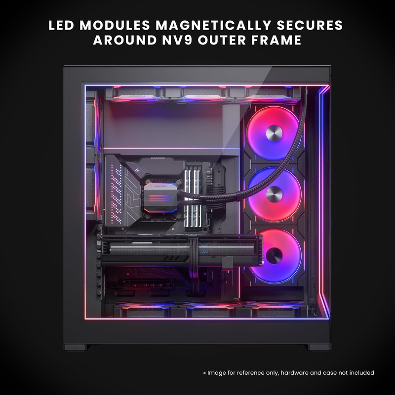 Phanteks NV9 Premium DRGB Kit, 4X D/A-RGB LED modules for