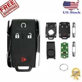 KEYECU 2xFit For 2014 2015 2016 2017 GMC Sierra Entry Remote Start Key Fob M3N-32337100