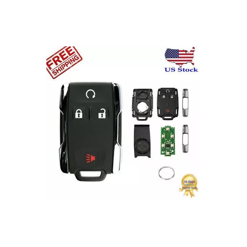 KEYECU 2xFit For 2014 2015 2016 2017 GMC Sierra Entry