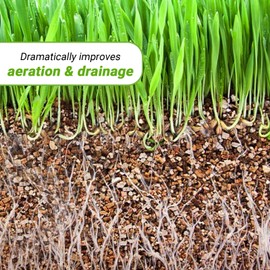 10QT Organic Vermiculite Bulk, Vermiculite for Plants, Vermiculite for Gardening, for Plants Indoor, for Houseplants, Promotes Soil Root Growth & Water Drainage & Plant Growth