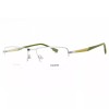 Flexon NEW FLEXON E1127 040 Matte Silver Titanium Eyeglasses w/Green