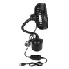 Car Fan Powerful Low Noise 3 Speeds Adjustable Portable USB