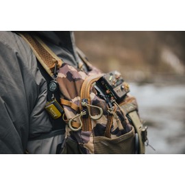 Smith Creek Rod Clip+, Wearable Fishing Rod Holder, Green