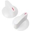 2 Pack WH1X2721 Dryer Knob Replacement Fit for Hotpoint GE