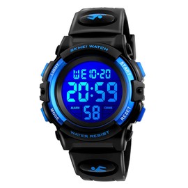 Children's Wristwatch, Digital Watch, Boys and Girls, Sports Watch, Popular, Multifunctional, Waterproof, 50 Meters, Outdoor, Fashionable, Boys, School Entrance Celebration, Christmas, Birthday, Gift