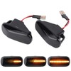 Amber Side Marker Light Fender Turn Signal Lamp 3000K Smoky