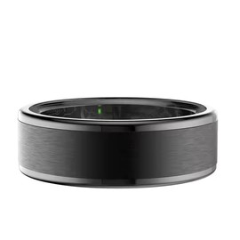 R03 Smart Fitness Ring – Sleep & Heart Rate Tracker with SPO₂, Steps & Vibration Alerts – Bluetooth 5.0, USB-Rechargeable Health Monitoring Ring (Size 10, Black)