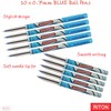 RITON SmoothFlow 10 x 0.7mm Needle Tip BLUE Biro Ball