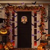 Halloween decoracion, 24 Pcs Murcielagos Halloween 3D, Murcielagos Decoracion de