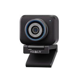 YOLOLIV YoloCam S3, cámara Web de Streaming 4K, Control Tipo DSLR, Efectos cinematográficos, Zoom 4X, HDR, Video sin compresión, autoenfoque PD optimi