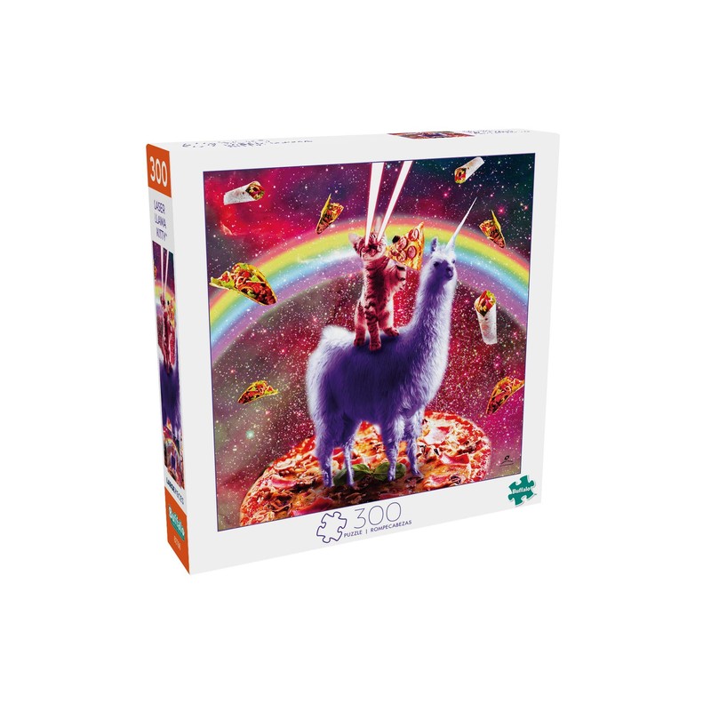 Buffalo Games - Laser Llama Kitty - 300 Large Piece