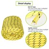 YSMN 1/2 in 100 FT Yellow Double Braided Rope Polyester