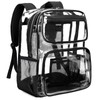 Vorspack Clear Backpack Heavy Duty - Large See Through Bookbag