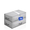 Pack of 2 Underbed Storage Boxes with Lid, Foldable Clothes