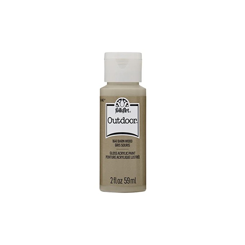 FolkArt Outdoor Acrylic Paint, 2 Oz, Barn Wood