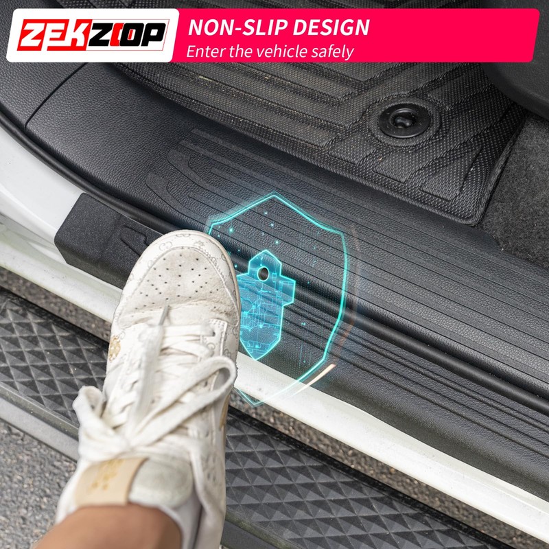 Zekzoop Door Sill Protector Compatible with 2025 2026 Toyota 4Runner