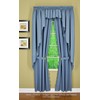 Today's Curtain, Orleans Scallop Curtain, Blue 84" Panel Pair and