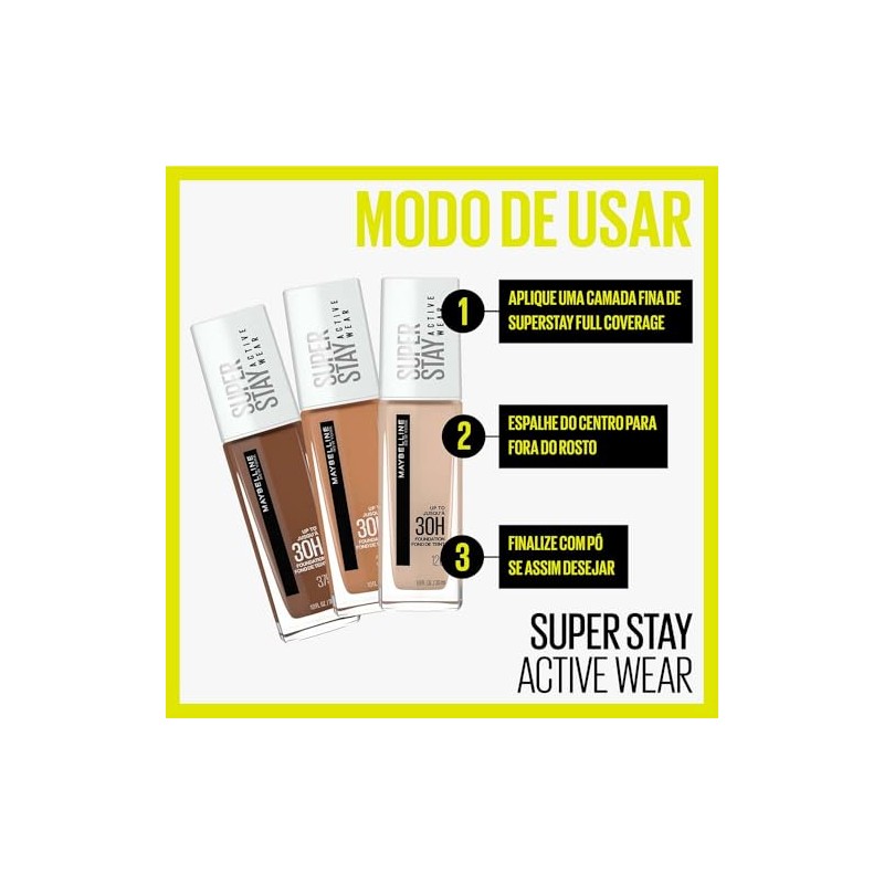 MAYBELLINE - Base de Maquillaje Cobertura Total 30 h