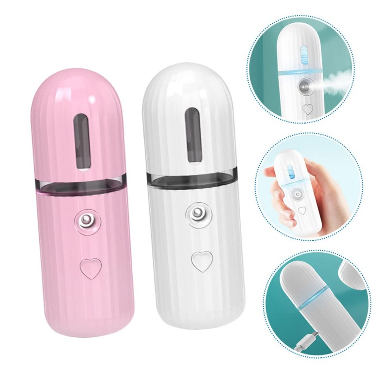 BIUDECO Moisturizing Face Mist Sprayer Kit Wrinkle Remover Device Portable