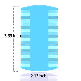 SKYPIA 4 Packs Multi-Purpose Grooming Comb - Fine Tooth for Removing Fleas, Ticks, Lice, and Dandruff from Dogs, Cats, Puppies, and Kittens
