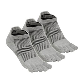 LenLuck Ankle Toe Socks for Men and Women - COOLMAX Five Finger Socks - High Performance Athletic Running Socks(3 Pairs)