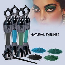 Delineador En Polvo Multiusos, De Larga Duración Y Resistente A Las Manchas, Color Intenso, Fácil De Aplicar, Fórmula Suave Y Agradable Para La Piel, Delinea Suavemente El Delineador Para