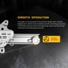 Front Passenger Side Power Window Regulator with Motor (2-Pin)
