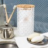 1200ML/42OZ Acrylic Bath Salt Jar with Wooden Scoop Bath Salt