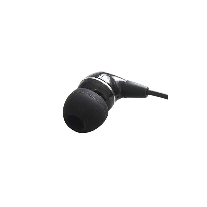 Dynamic Enclosed In-Ear Monaural Single Ear (Left Only) Earphones 1m