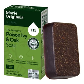 Marie's Original Poison Ivy Soap Bar | All Natural Poison Ivy Treatment | Anti-Itch Skin Cleanser Bar Wash for Poison Ivy, Poison Oak & Sumac | Removes Oils, Soothes & Relieves Rashes | 2.9 ounces