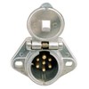 Velvac 593083 7 Way Socket with Solid Pin Durable Zinc