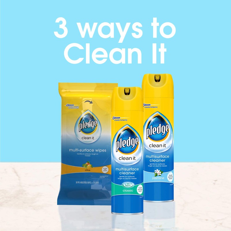 Pledge Clean It Multisurface Polish Cleaner Classic 250ml