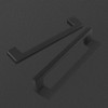Redunest Cabinet Pulls Matte Black Cabinet Handles Square Drawer Pulls,