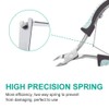 IVON DQ-01 Professional Non-Slip Stainless Steel Cuticle Cutter,Blue