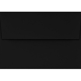 A1 Invitation Envelopes w/Peel & Press (3 5/8 x 5 1/8) - Midnight Black (50 Qty.)