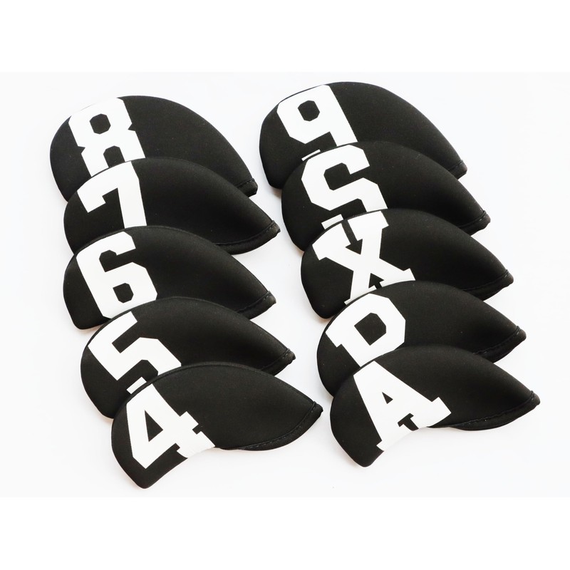 TSUCIA Golf Iron Covers with Color Count Headcovers Set of