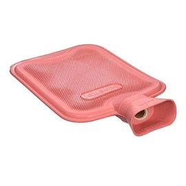 HomeTop Premium Classic Rubber Hot Water Bottle (Red)