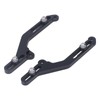 1 Pair Black Motorcycle Windscreen Adjuster Aluminium Windshield Bracket Replacement