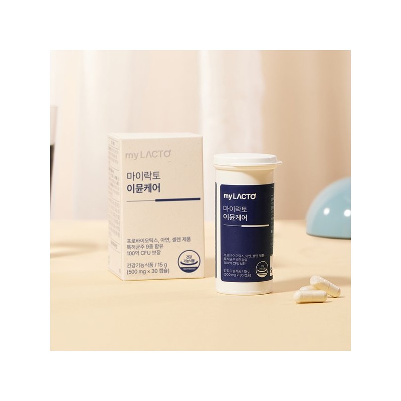 MyLacto NEW 면역 이뮨케어 100억 모유 유산균 아연 + 쾌변