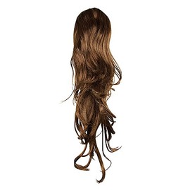 I&K® Glam 30” Hair Piece chopped layers Ponytail Extension Natural Colours (Ginger Brown R830)
