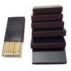 250 Plain Black Cover Wooden Matches Box Matches (5 Boxes