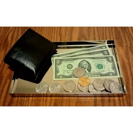 NEW! Silver Metal POCKET CHANGE Coin Tray, Trinket Dish, Key Caddy - (TRAY ONLY)