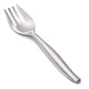 Plastic Serving Forks - 9.75" | Silver | Pack of