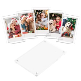 Magnetic Picture Frames Fridge Clear 4x6IN Pack of 6 Magnetic Photo Frames for Kids, Family, Strong Photo Magnets for Fridge