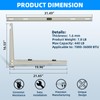XKV Quick-Install Heavy-Duty Wall Bracket for 7000-36000 BTU Split Air