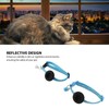 2pcs Reflective Dog Collar Soft Nylon Dog Collar Adjustable Pet