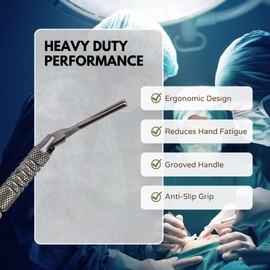 Multi-function Adjustable Scalpel Handle No 4 with 7 Multi-Angle Adjustments (0°, 30°, 60°, 90°, 120°, 150°, 180°) Stainless Steel Blade Holder Knife to Use for Medical Students Dissection Lab Kits