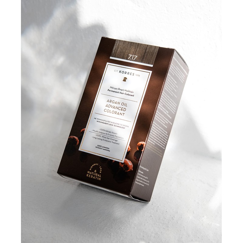KORRES Argan Oil Colorant - Amonia-Free Hair Colour Medium Blonde