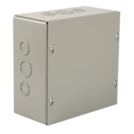 Junc Box Enclsr, Mtllic, 8In.Hx8In.Wx6In.D