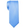 Retreez Men's Solid Plain Color Woven Microfiber 2.4" Skinny Tie